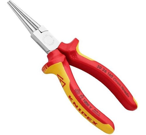 PINZA KNIPEX P.REDONDA 1000V 160MM