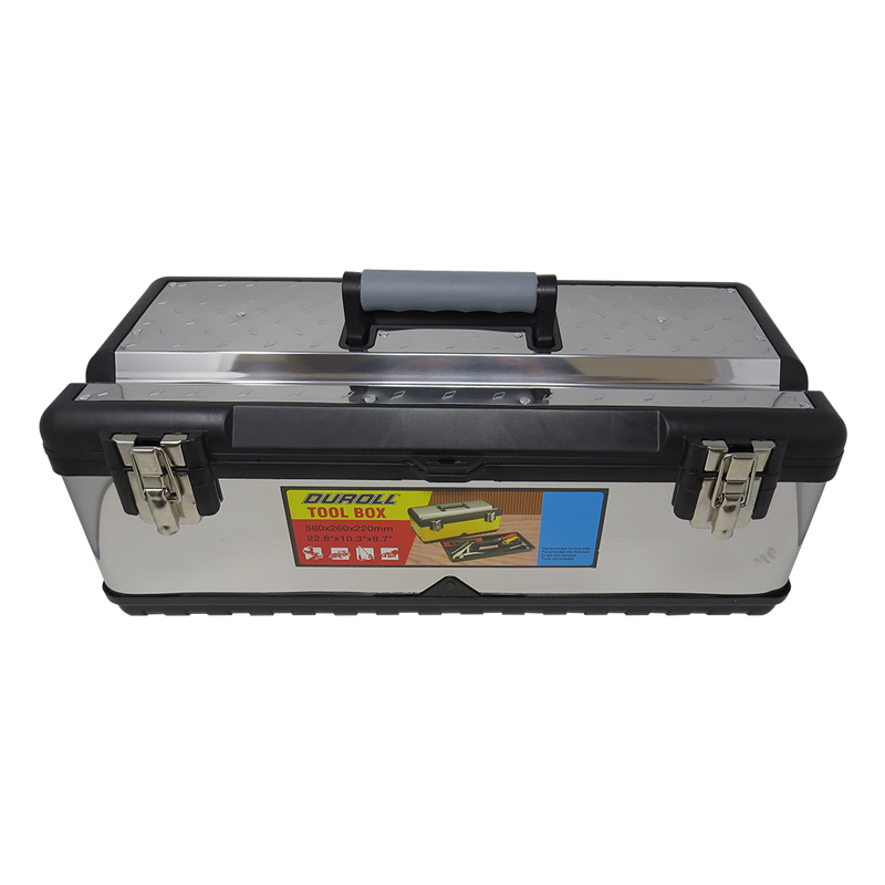 CAJA HERRAMIENTA REFORZADA ACERO INOXIDABLE 23" - Imagen 2