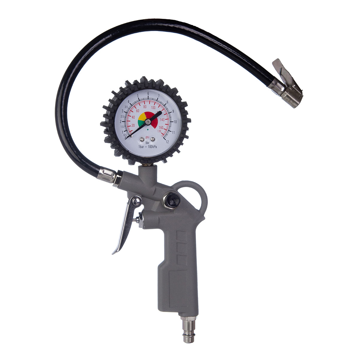 PISTOLA DE INFLAR CON MANÓMETRO R-1/4 - Duroll PICMD