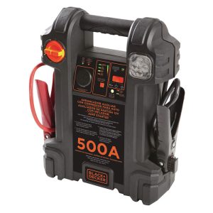 Arrancador portatil con batería + inflador  500 amp