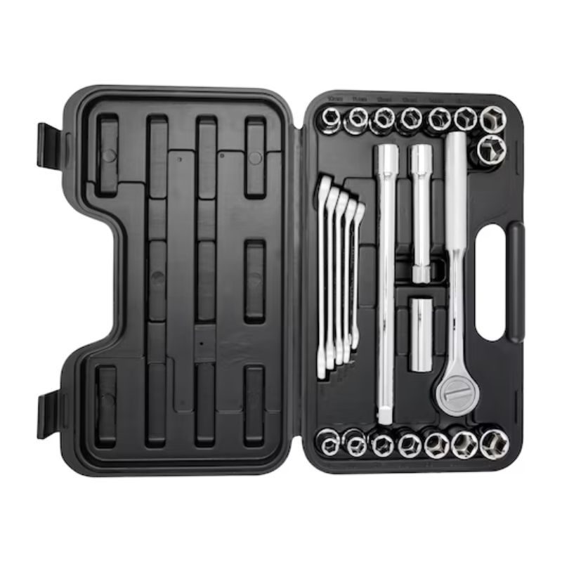 JUEGO BOCALLAVES ENCASTRE 1/2" de 25 PIEZAS STANLEY - Imagen 2
