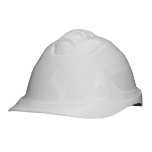 CASCO DE SEGURIDAD CON ARNES A CREMALLERA BLANCO