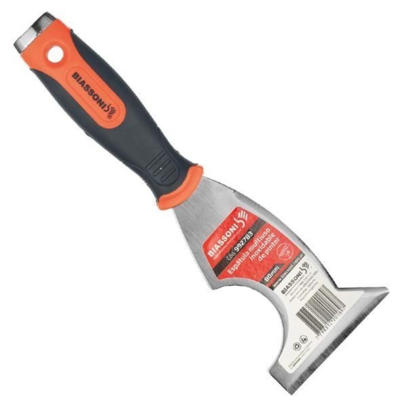 ESPATULA MULTIUSO PARA PINTOR INOXIDABLE - 80 MM