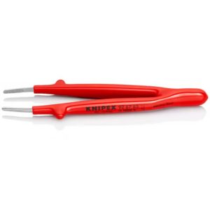 PINZA PRECISION PUNTA RECTA DENTADA